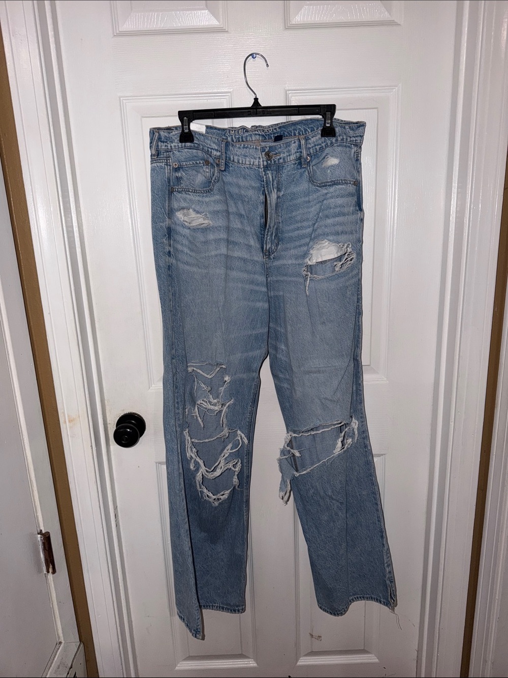 AE DREAMY DRAPE SUPER HIGH WAISTED BAGGY WIDE LEG Jean